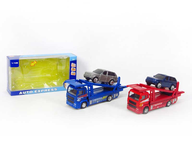 1:48 Die Cast Tow Truck Pull Back W/L_S(2C) toys