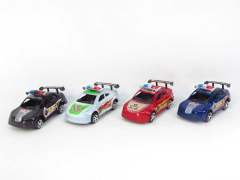 Pull Back Police Car(4in1) toys