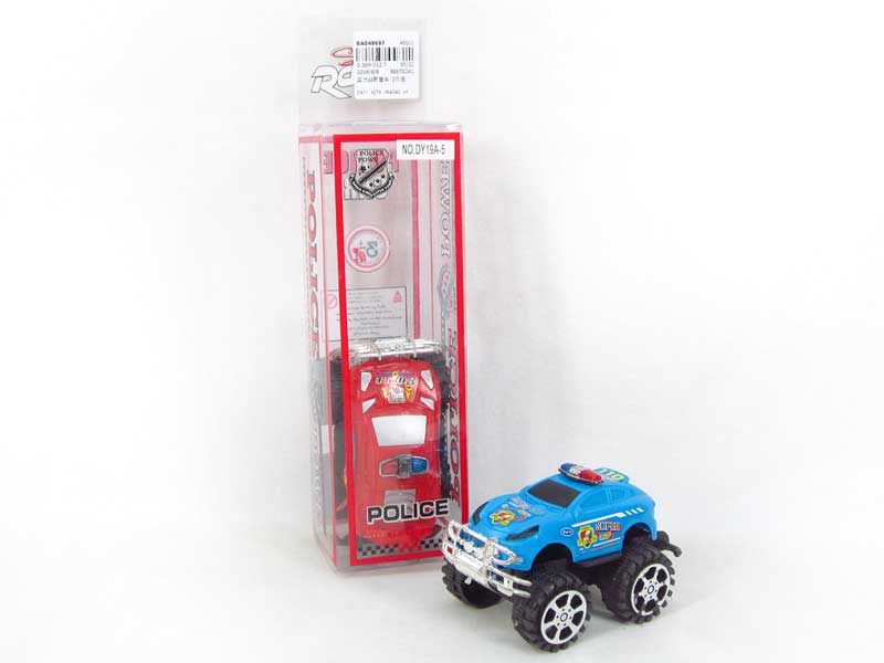 Pull Back Cross-country Police Car(2in1) toys