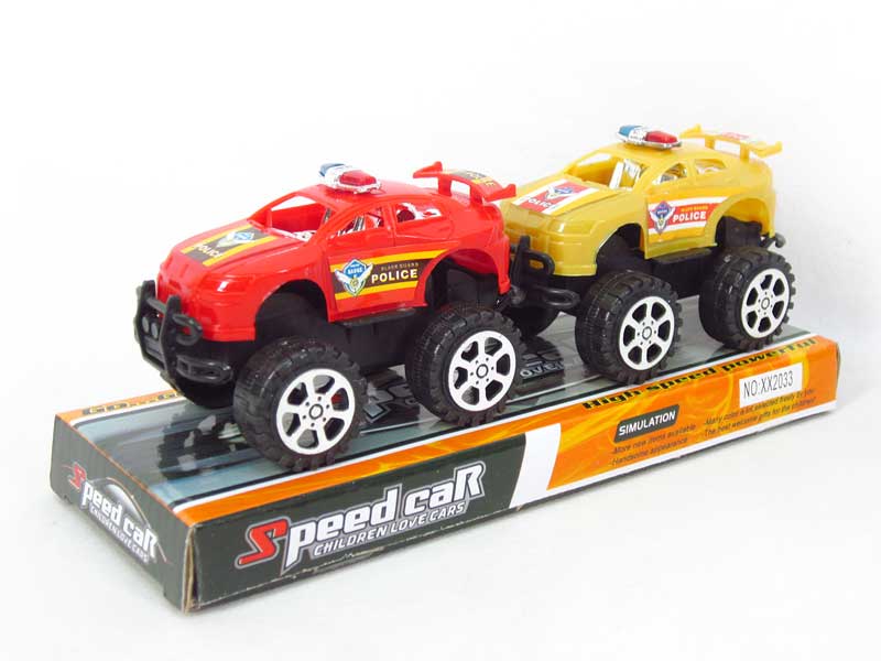 Pull Back Cross-country Police Car(2in1） toys