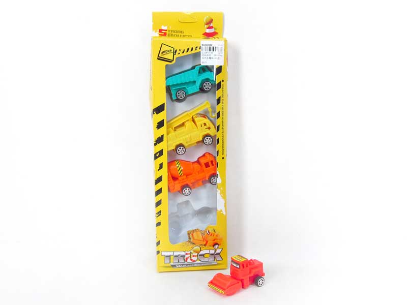 Pull Back Construction Truck(4in1) toys