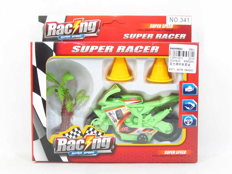Pull Back Motorcycle Set toys