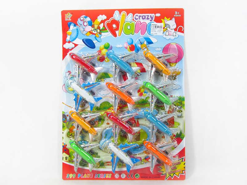 Pull Back Airplane(12in1) toys