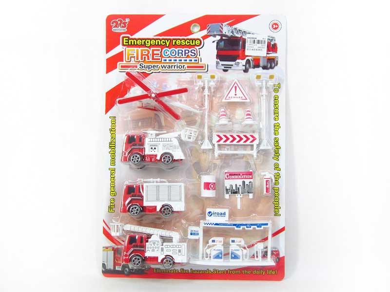 Pull Back Fire Engine Catena toys