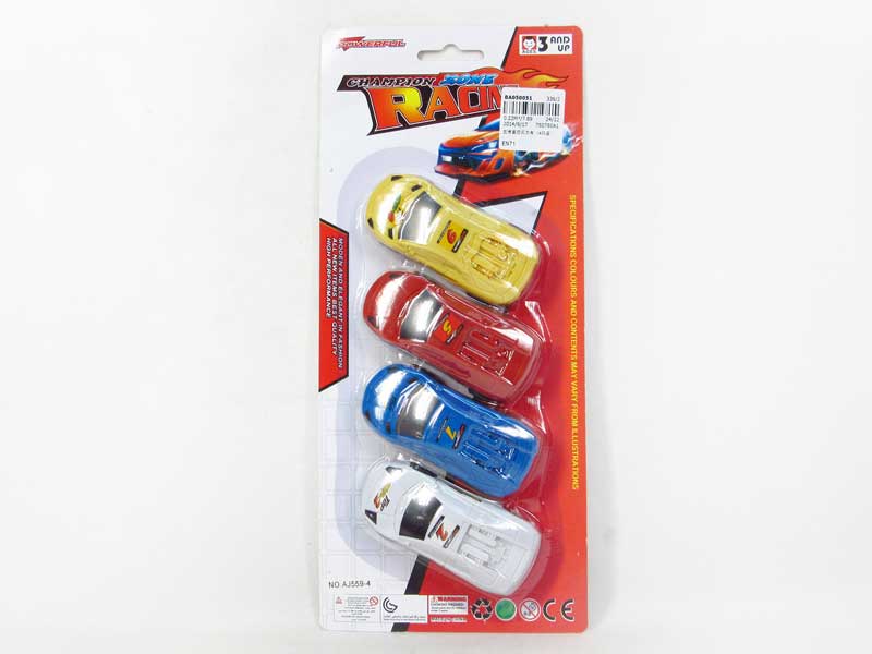 Pull Back Car(4in1) toys