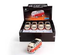 1:24 Die Cast Bus Pull Back W/L_M(8in1)