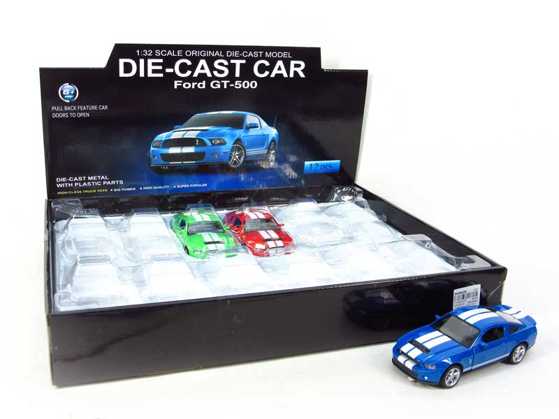 1:32 Die Cast Car Pull Back W/L_M(12in1) toys