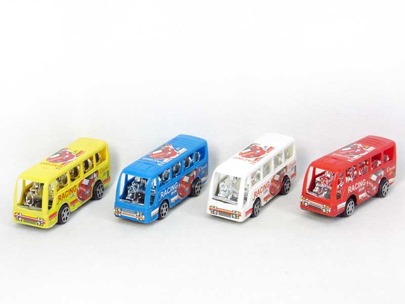 Pull Back Bus(4C) toys