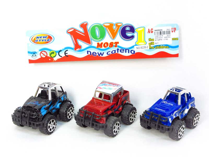 Pull Back Cross-country Car(3in1) toys