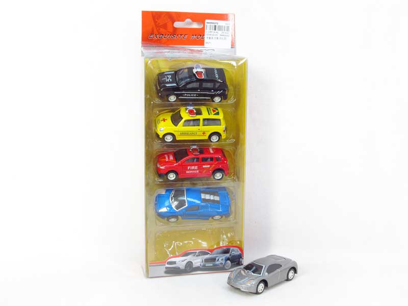Die Cast Car Pull Back(5in1) toys