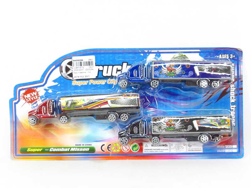 Pull Back Truck(3in1) toys