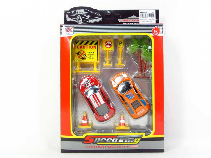 1:50 Die Cast Car Pull Back(2in1) toys