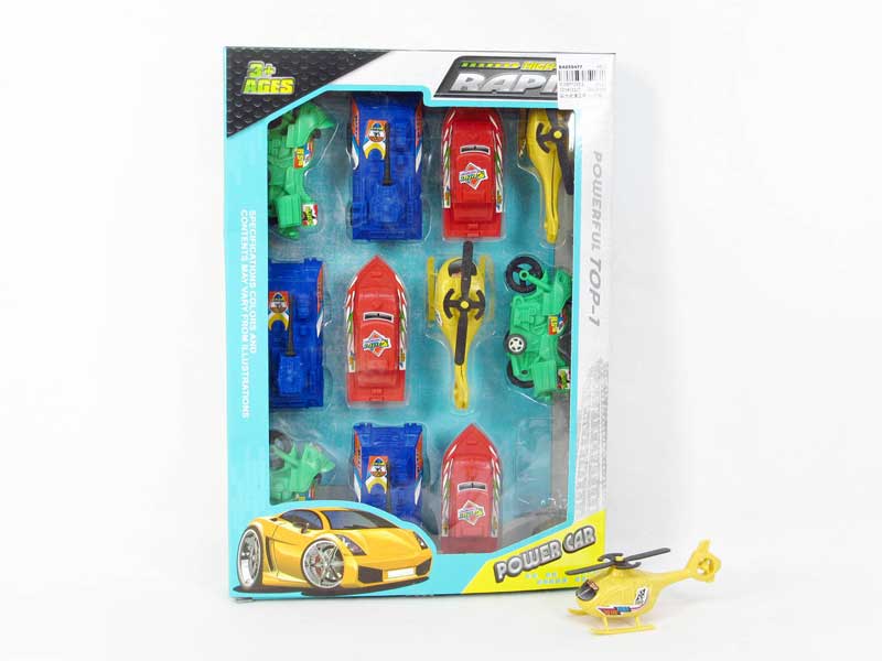 Pull Back Traffic Series(12in1) toys