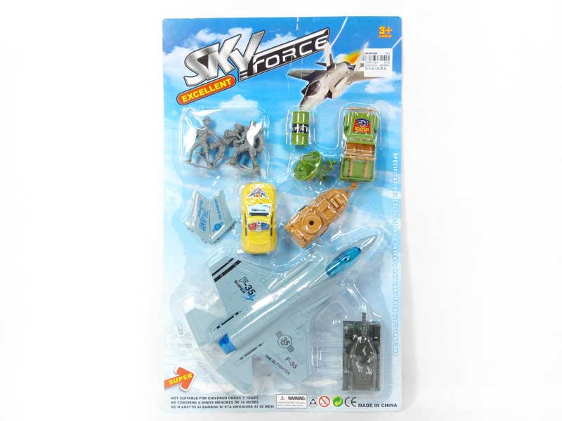 Pull Back Airplane Set toys