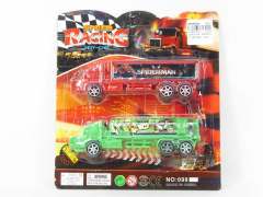 Pull Back Container Truck & Oilcan Car(2in1)