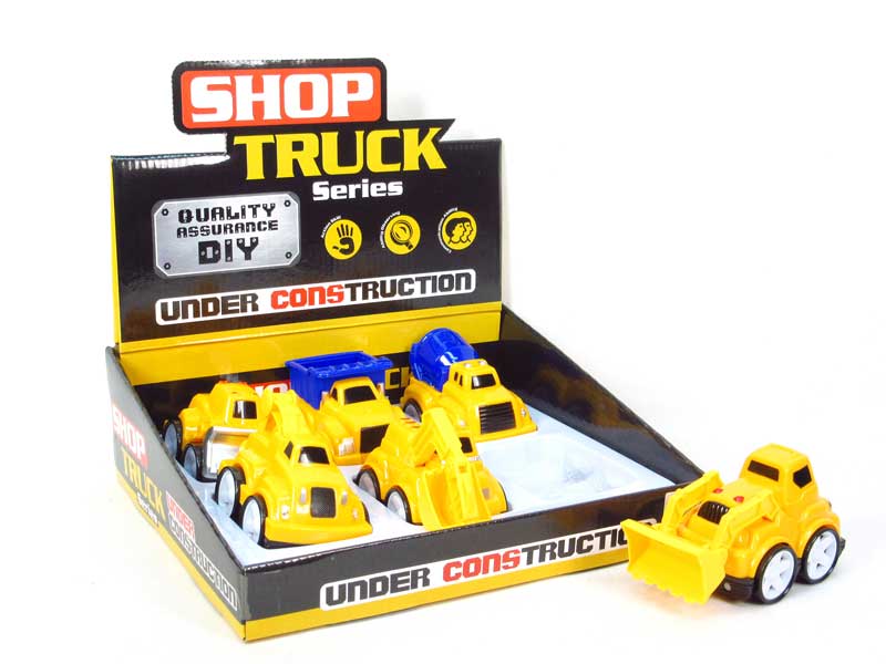 Pull Back Construction Truck(6in1) toys