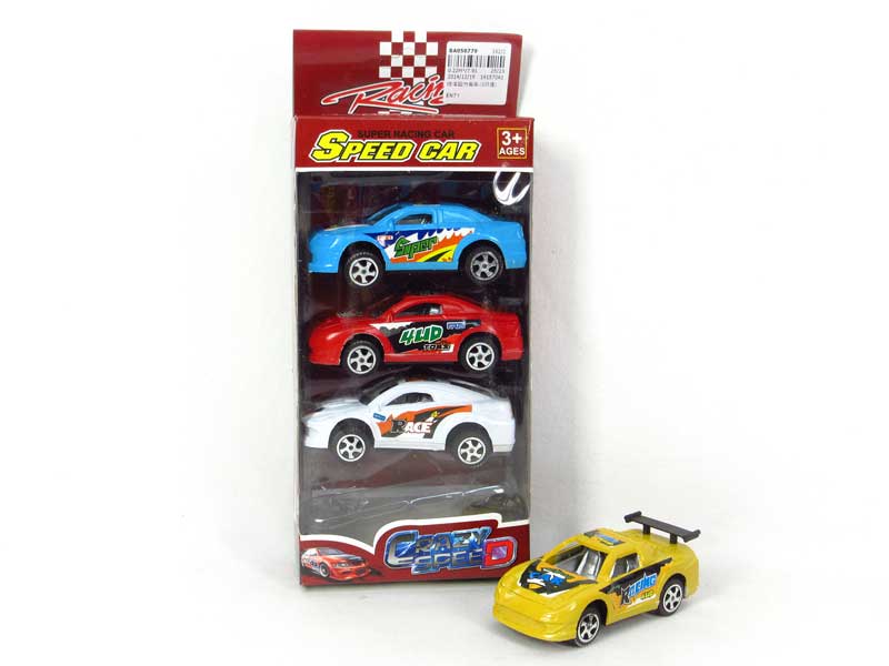 Pull Back Racing Car（4in1） toys