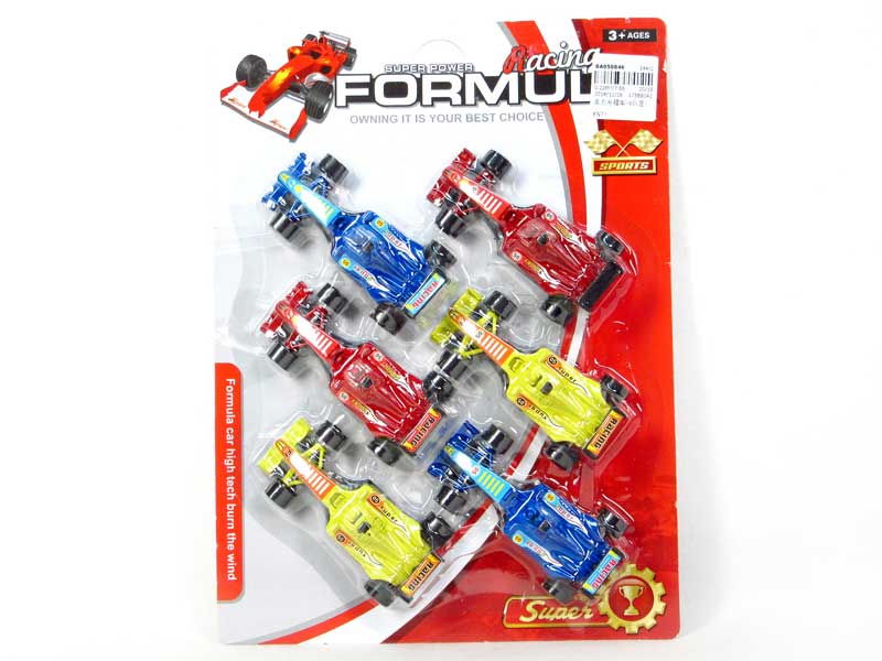Pull Back Equation Car(6in1) toys
