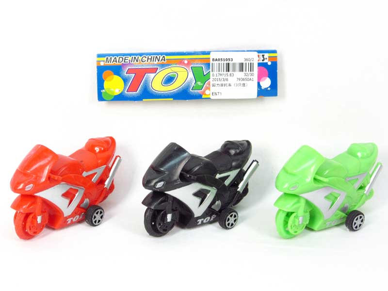 Pull Back Motorcycle(3in1) toys