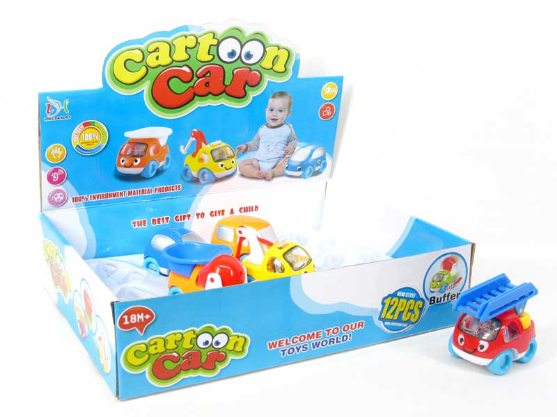 Pull Back Cartoon Car(12in1) toys