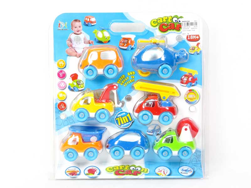 Pull Back Cartoon Car(7in1) toys