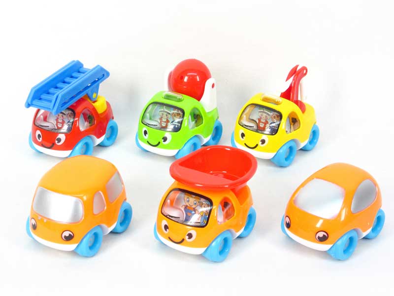 Pull Back Cartoon Car(6S) toys