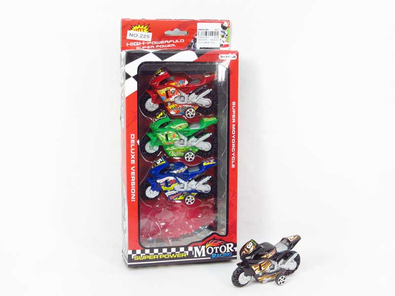 Pull Back Motorcycle(4in1) toys