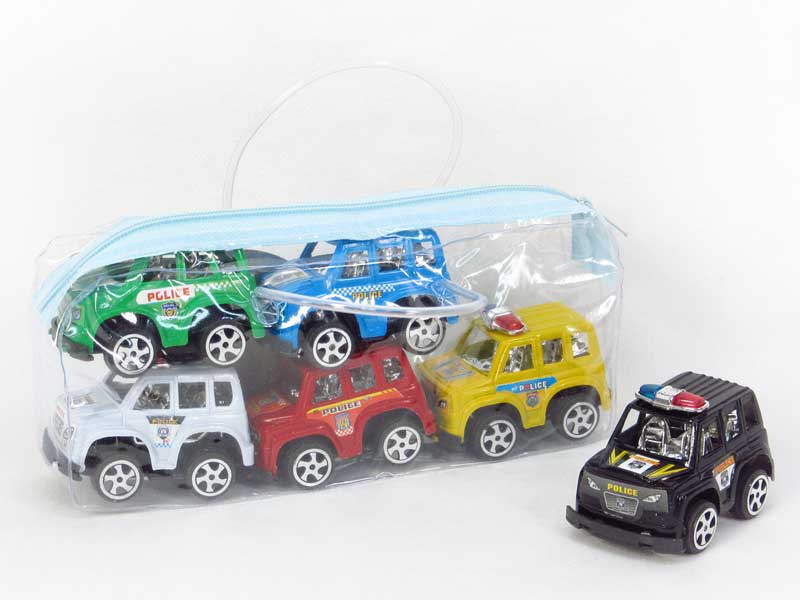 Pull Back Police Car(6in1) toys