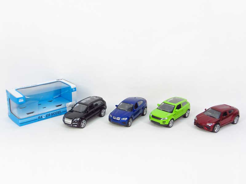 1:28 Die Cast Car Pull Back(4S) toys