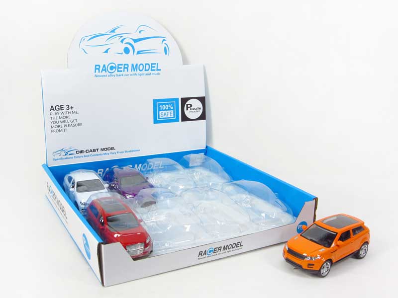 Die Cast Car Pull Back W/L_M(8in1) toys