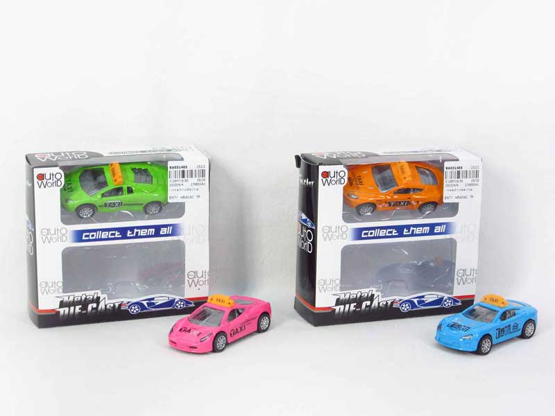 1:50 Die Cast Car Pull Back(2in1) toys