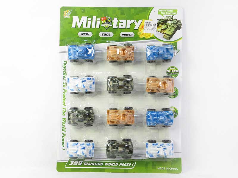 Pull Back Tank(12in1) toys