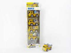 Pull Back Construction Truck(5in1)