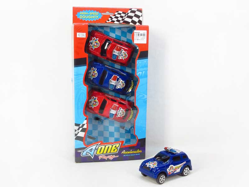 Pull Back Police Car(4in1) toys