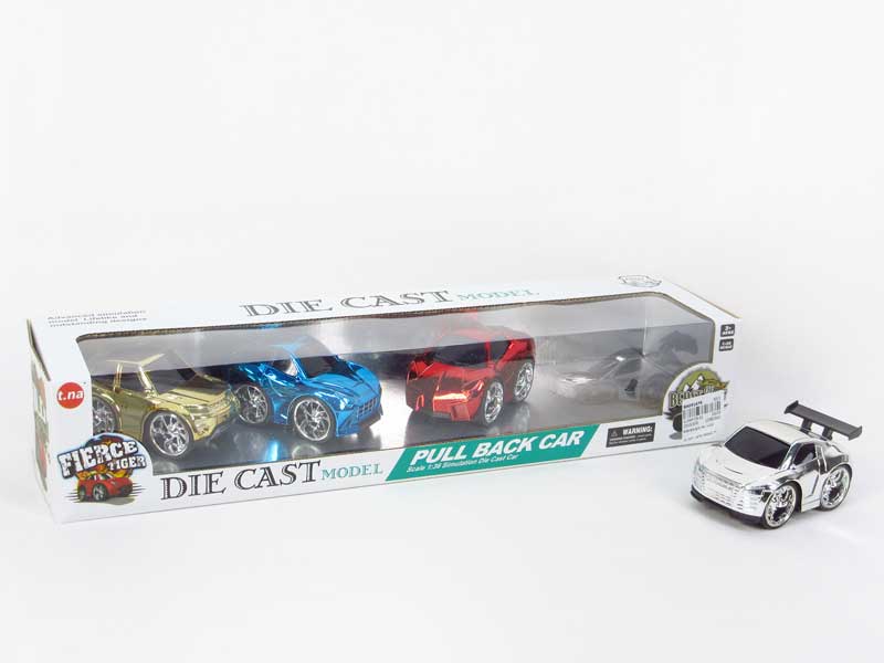 Die Cast Car Pull Back(4in1) toys