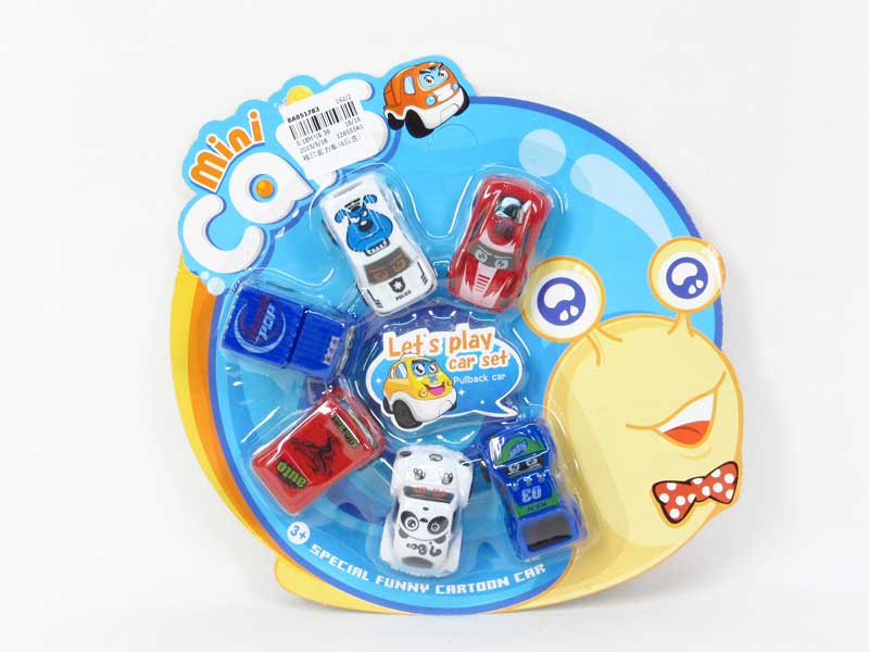 Pull Back Car(6in1) toys