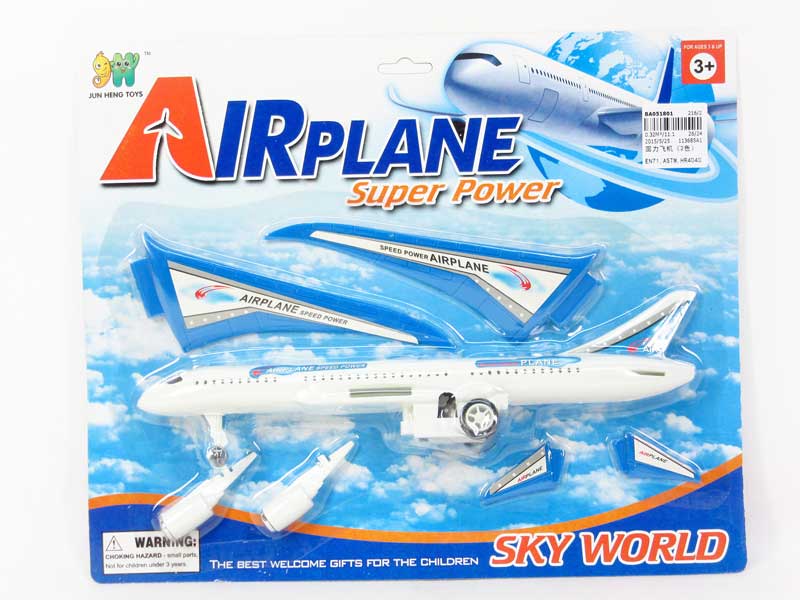 Pull Back Plane(2C) toys