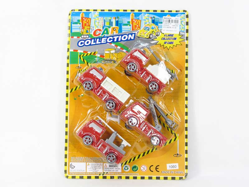Pull Back Fire Engine(4in1) toys