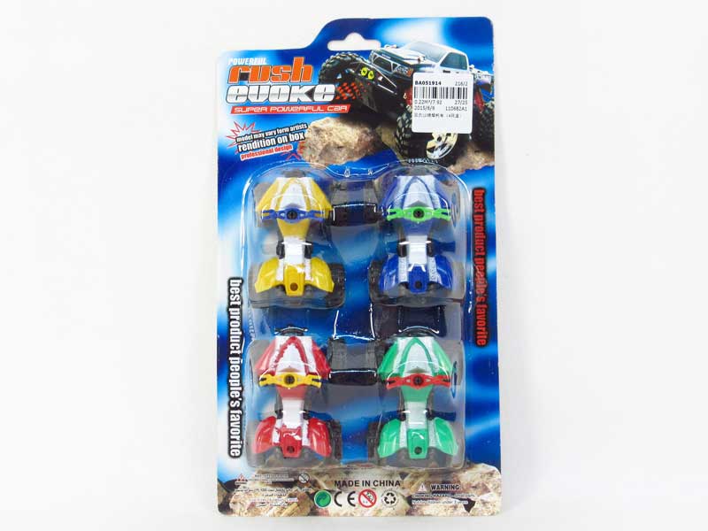 Pull Back Motorcycle(4in1) toys