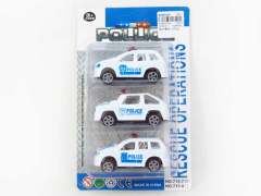 Pull Back Police Car(3in1)