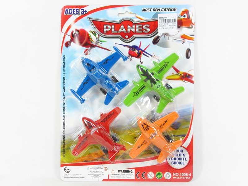 Pull Back Plane(4in1) toys