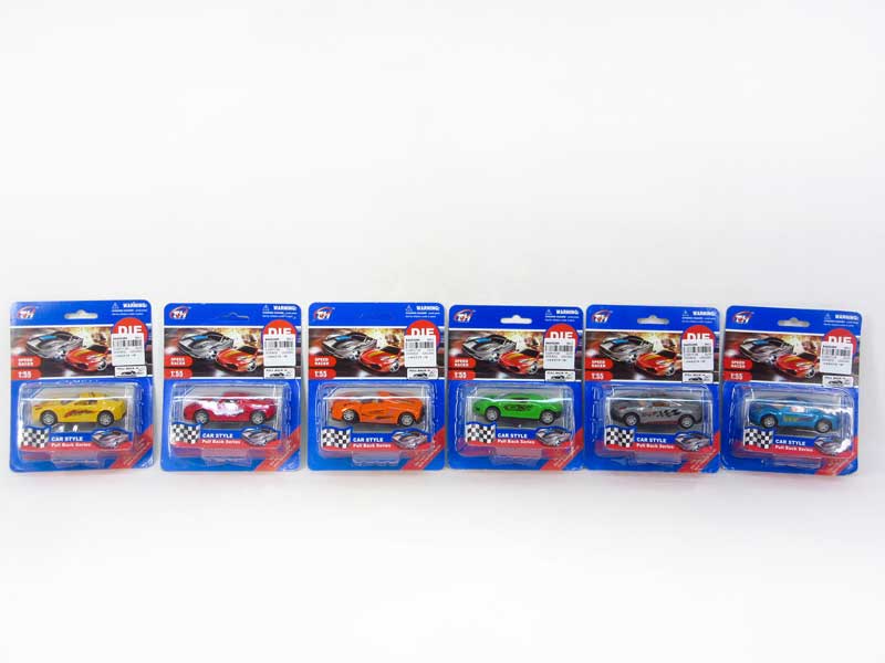 1:55 Die Cast Car Pull Back(6S) toys