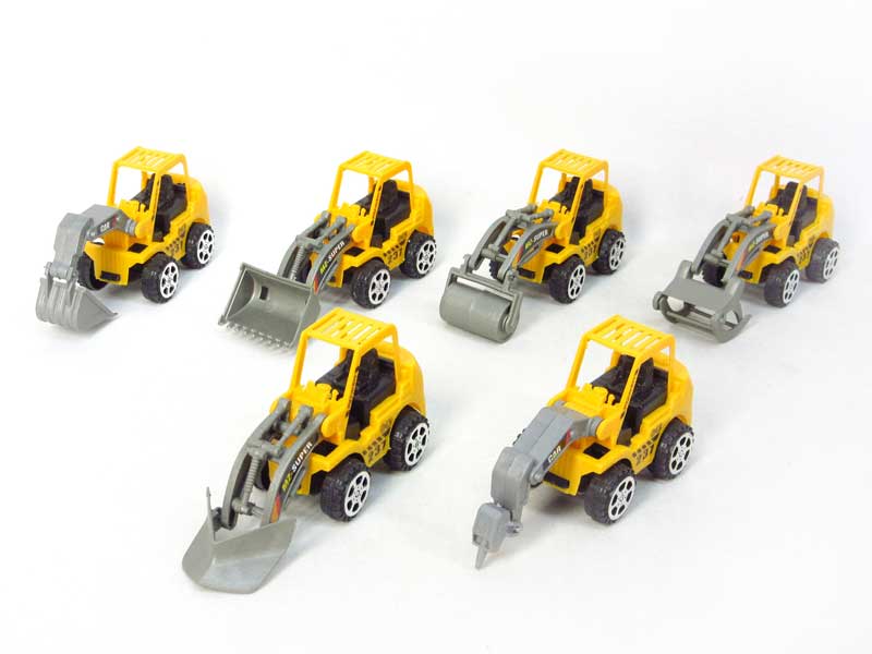 Pull Back Construction Truck(6in1) toys