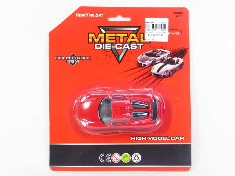 1:42 Die Cast Car Pull Back toys