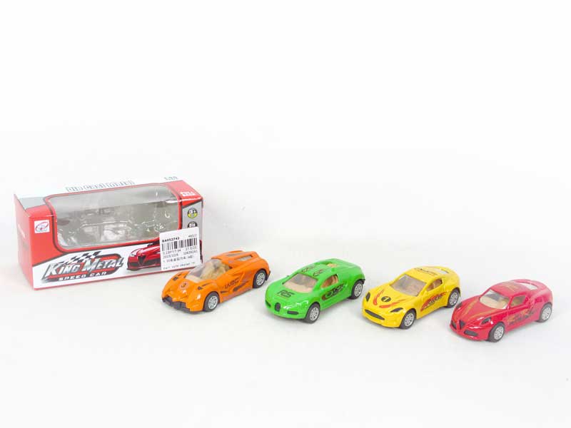 1:55 Die Cast Car Pull Back(4S) toys