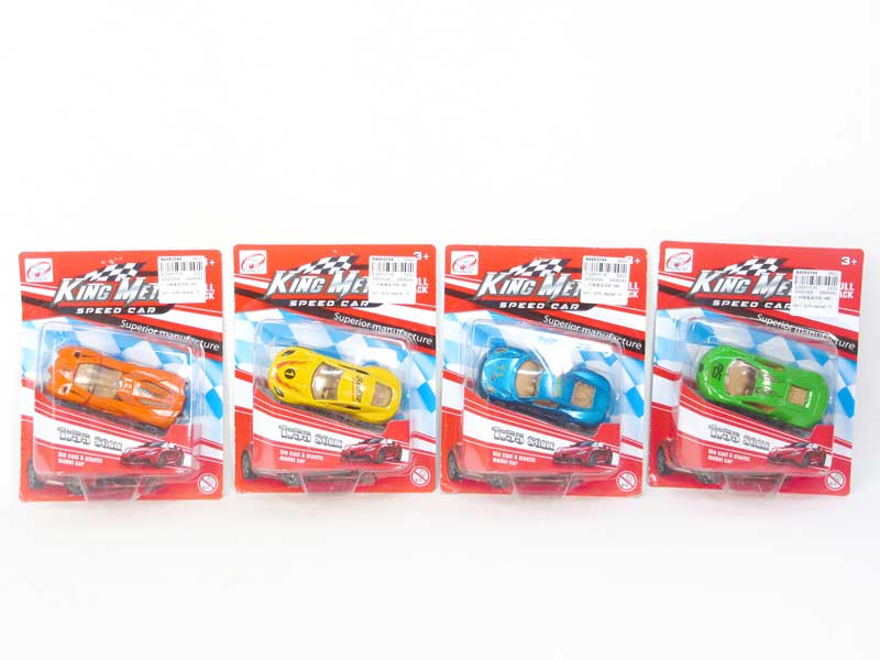 1:55 Die Cast Car Pull Back(4S) toys