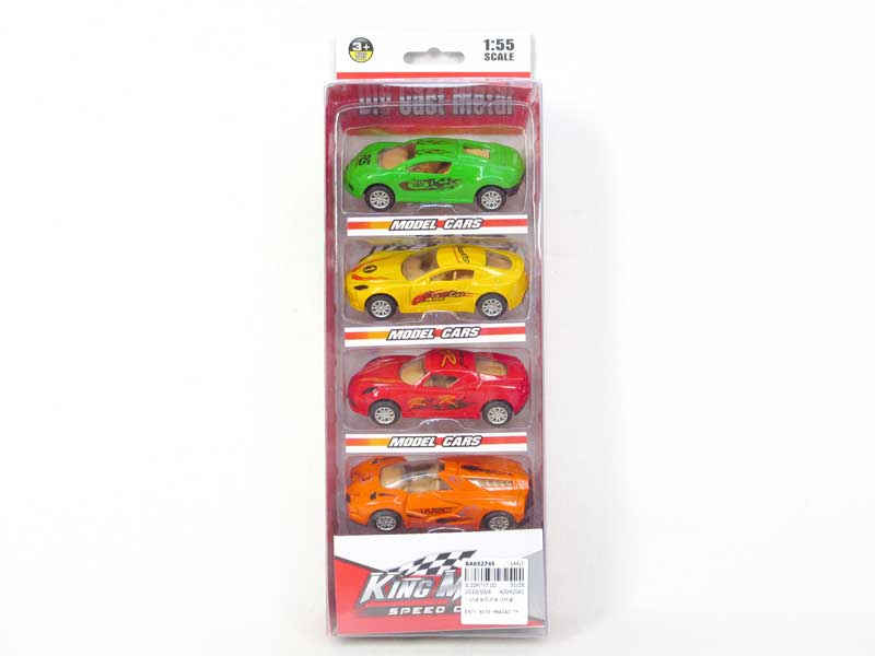 1:55 Die Cast Car Pull Back(5in1) toys