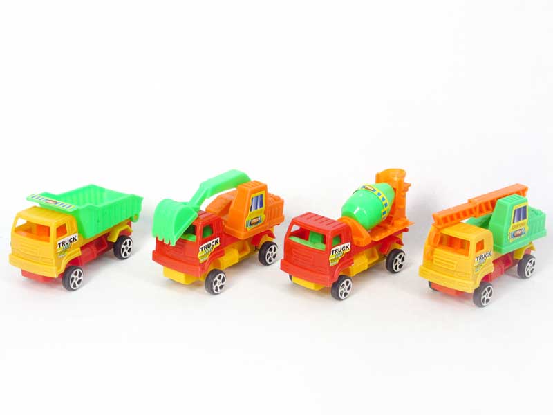 Pull Back Construction Truck(4S) toys