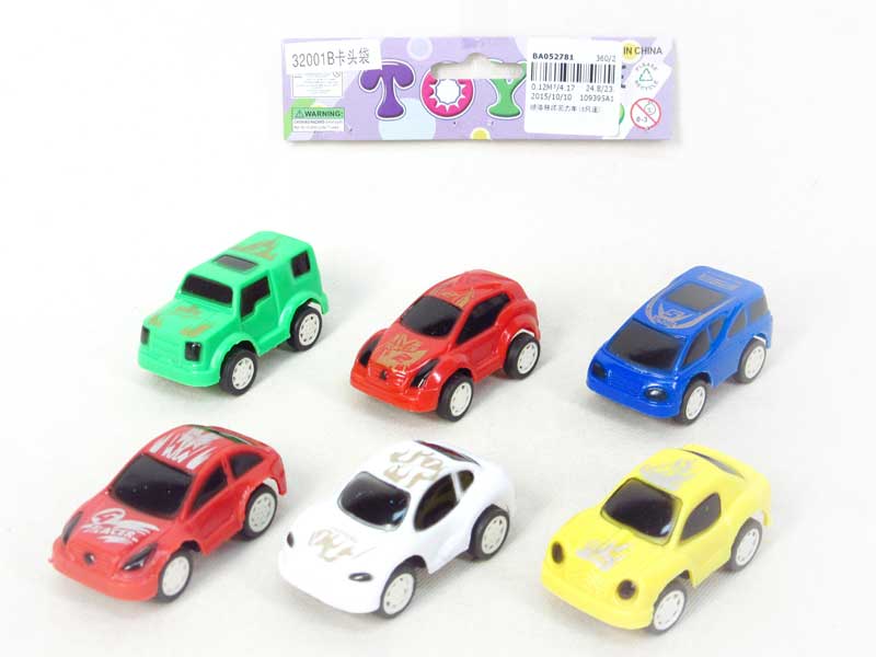 Pull Back Car(6in1] toys