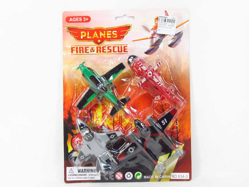 Pull Back Plane(4in1) toys